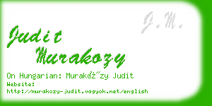judit murakozy business card